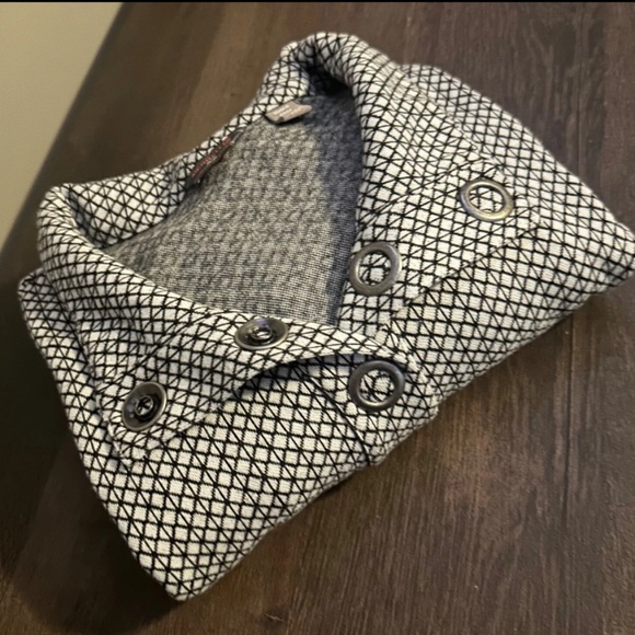 THREE Merrell Indira Snap Placket Pullover Shirts Medium White, Black, Burgundy - Picture 11 of 16